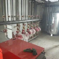 اجرا تعمیرونگهداری موتور خانه تصفیه خانه. لوله کشی