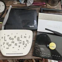 5عددمودم اینترنتADSL2خط تلفن منزل