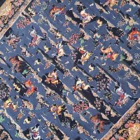 فرش ماشینی طرح ابریشم