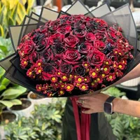 دسته گل، رز|گل و گیاه طبیعی|شیراز, کاراندیش|دیوار
