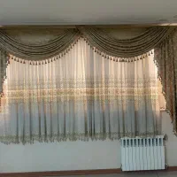 پرده حریر با آستر