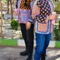 کاپشن تیکه دوزی