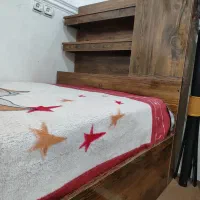 تخت تک نفره وتشک فنردار|تخت و سرویس خواب|بمپور, |دیوار