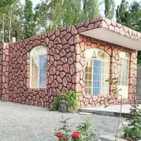 سیمانکاری سیاه و سفید سیمانبری طرح سنگ و درخت