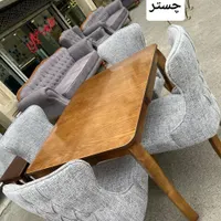 فروش میزو صندلی ناهارخوری رنگ شده و خام|میز و صندلی غذاخوری|مشهد, هفده شهریور|دیوار