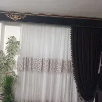 کتیبه و یالان مخمل قهوه ای