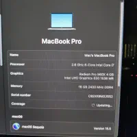 مک بوک پرو ۲۰۱۸ پانزده اینچ|رایانه همراه|تهران, نبی اکرم|دیوار