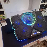 پایه خنک کننده لپ تاپ مدل K44 - RGB