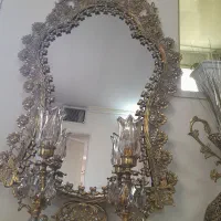 آیینه شمعدان برنز