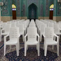 میز و صندلی پلاستیکی مراسمی اجتماعات مسجد غذاخوری