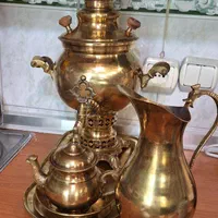 سماور ذغالی و جا آبلیمو و نمکدان و زیتون خوری|سماور، چای‌ساز، قهوه‌ساز|تهران, شهرآرا|دیوار