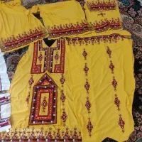 لباس تپه ای دست دوز|لباس|کهنوج, |دیوار
