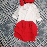 لباس یلدایی درحدنو فقط یک بار پوشیده شدن|کفش و لباس بچه|زرقان, |دیوار