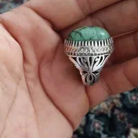 دوعددانگشتره فیروزه ویاقوت