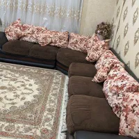 مبل چرمی ال .میز غذا خوری|مبلمان خانگی و میز عسلی|اهواز, پردیس|دیوار