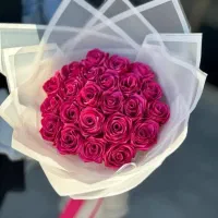 دسته گل  وباکس گل روبانی