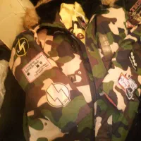 کاپشن،اورپلنگی،طرح،امریکایی،خزدارک