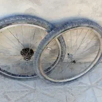 دو عدد لاستیک دوچرخه ۲۶ بیضا