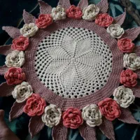 رومیزی بافتنی