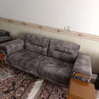 مبل هشت نفره تختخواب شو|مبلمان خانگی و میز عسلی|یزد, |دیوار