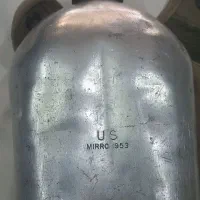 قمقه آلمینیومی قدیمی آمریکایی همراه با جلد|کوهنوردی و کمپینگ|اصفهان, ملک‌شهر|دیوار