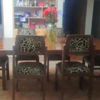 میز ۸ نفره چوب گردو