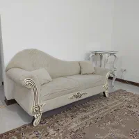 مبل هفت نفره کرم رنگ|مبلمان خانگی و میز عسلی|شیراز, احمدی جنوبی|دیوار