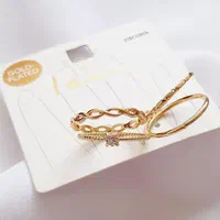 انگشتر پکی نگین دار زیرکنیا با روکش طلا|بدلیجات|رشت, دیانتی|دیوار