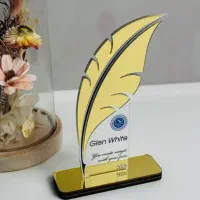 تندیس سفارشی MDF و پلکسی. تقدیر، تبریک، مناسبتی