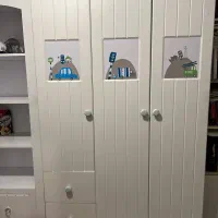 ست کمد جالباسی و ویترین کودک