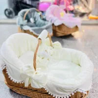 سبد گهواره نوزاد (حصیری)