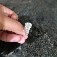 انگشتر  نگین الماس روس|جواهرات|بم, |دیوار