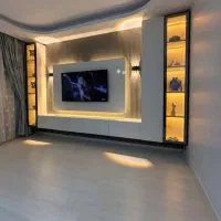 نصب انواع برچسب کابینت،ماربل شیت،اجرای تی وی روم