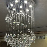 لوستر تمام گوی کریستال