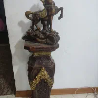 دو عدد مجسمه اسب و عقاب|مجسمه، تندیس، ماکت|بندر کنگان, |دیوار