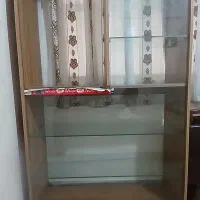 دکور ویترین ام دی اف و شیشه ای|بوفه، ویترین، کنسول|فردیس, فردیس|دیوار