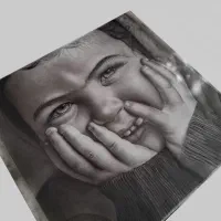 تابلو کودک سیاهقلم|تابلو، نقاشی، عکس|تهران, افسریه جنوبی|دیوار