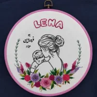 دیوارکوب گلدوزی با دست|صنایع دستی و سایر لوازم تزئینی|شیراز, منطقه هوایی شهید دوران|دیوار