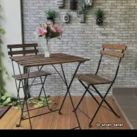 میز ناهارخوری چوبی تاشو|میز و صندلی غذاخوری|ملک‌آباد, |دیوار