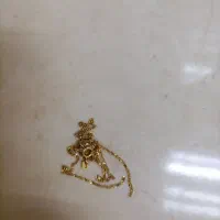 گوشواره طلا حلقه ای نگین دار با کسر نگین|جواهرات|کرمانشاه, |دیوار