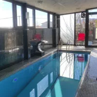 اجاره ویلا استخر دار رو به شالیزار 058|اجارهٔ کوتاهمدت ویلا و باغ|شفت, |دیوار