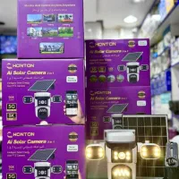 دوربین مدار بسته سیم کارتی خورشیدی ۳ لنز کیفیت 8K