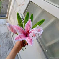 دسته گل لیلیوم صورتی