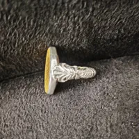 انگشتر عقیق زرد