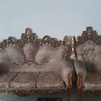 مبل سلطنتی ۷نفره  و میز|مبلمان خانگی و میز عسلی|سیرجان, |دیوار