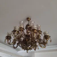 لوستر تمام برنز ۱۶شاخه