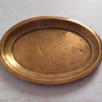 سرویس چایخوری و قند شکن برنجی|کلکسیون اشیاء عتیقه|رشت, معلم|دیوار