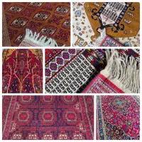 قالیچه دستباف پشتی، ۴متری ماشینی، گلیم برشی، فراشی