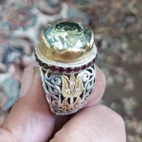 انگشتر لاکچری با نگین الماس روسی