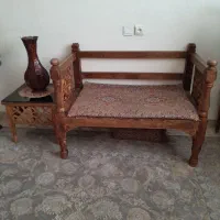 تخت سنتی چوب گردو|صندلی و نیمکت|کرج, اسلامآباد|دیوار